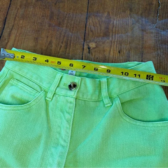 Urban Outfitters Lime Green Wide-Leg Pants - Picture 7 of 8